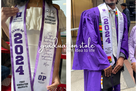 The Story Behind My Graduation Stoles: From Idea to Life