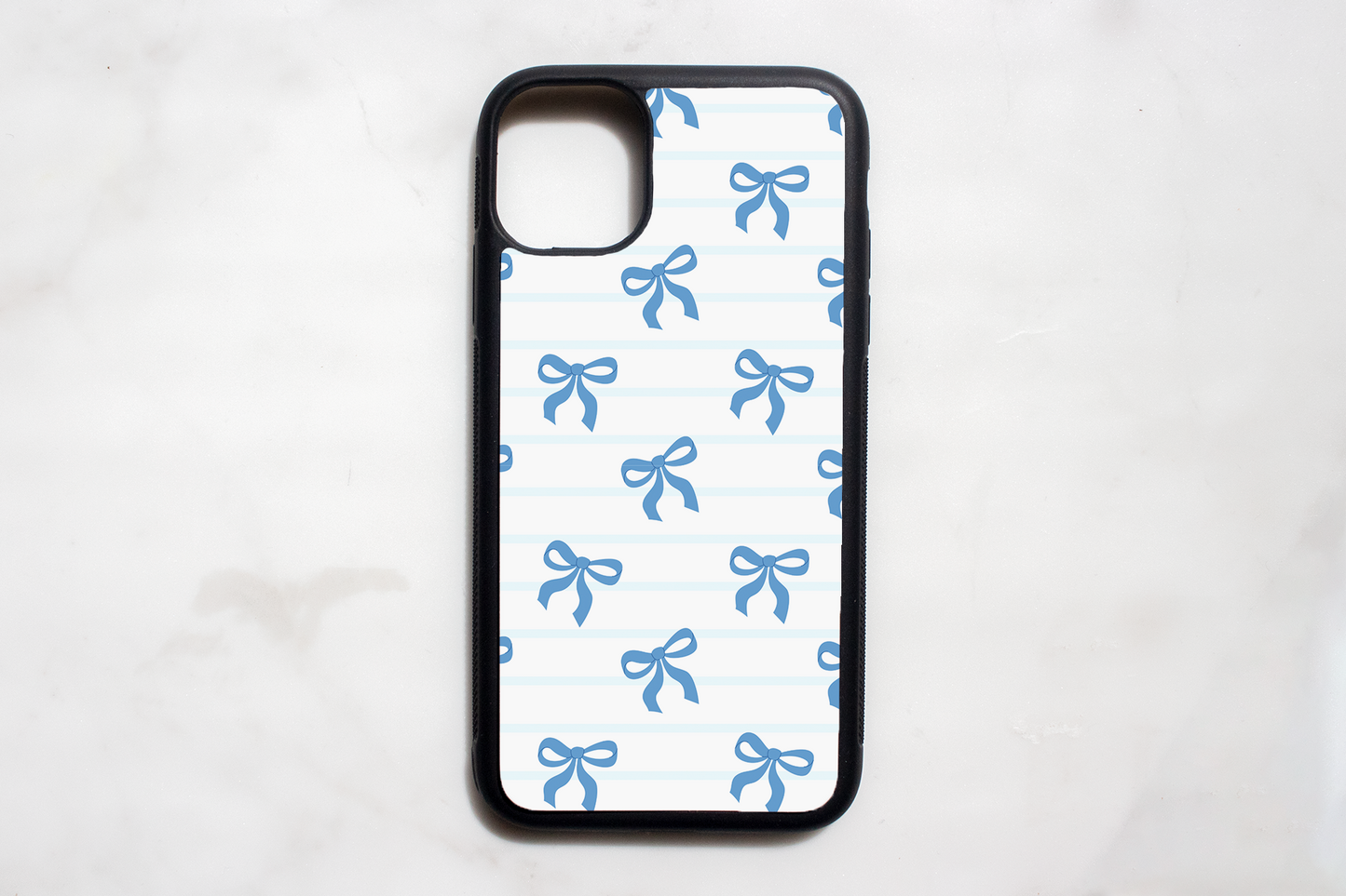 Blue Bows Phone Cases, 7 7+ 8 8+ Se XR X XS Max 11 Pro Max 12 Pro Max Mini, 13, 13 Pro