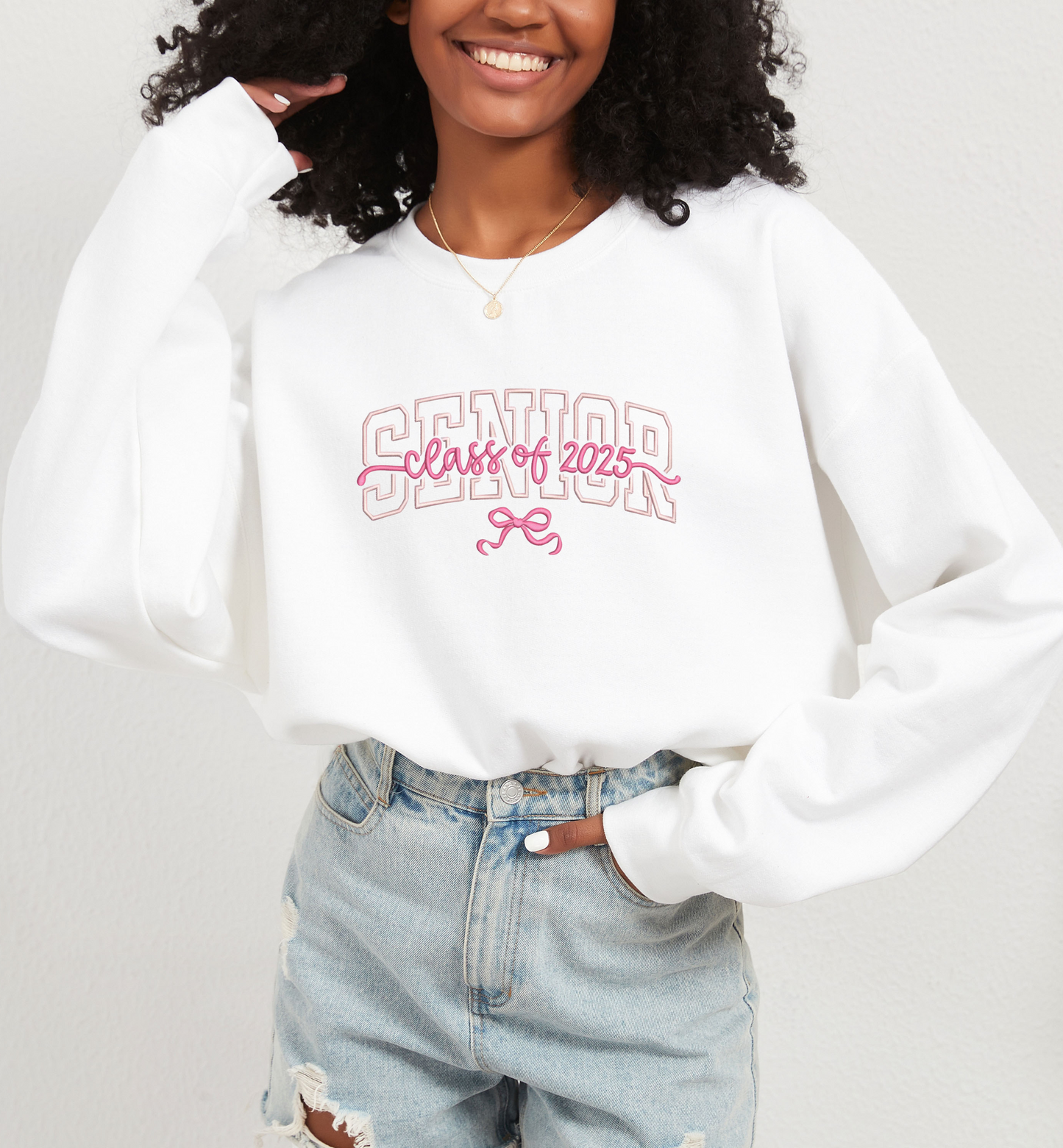 Class of 2025 Senior Crewneck | Embroidered Senior Sweatshirt