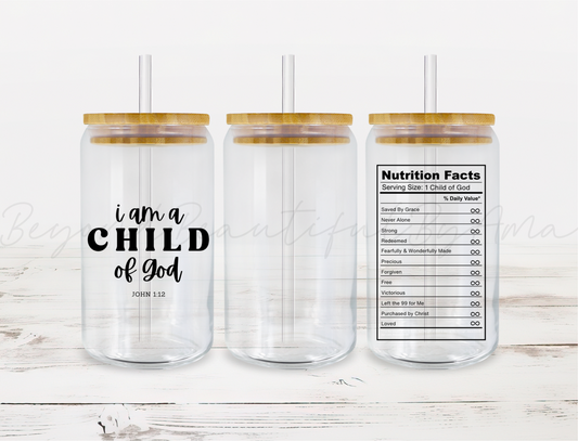 Child of God Tumbler design