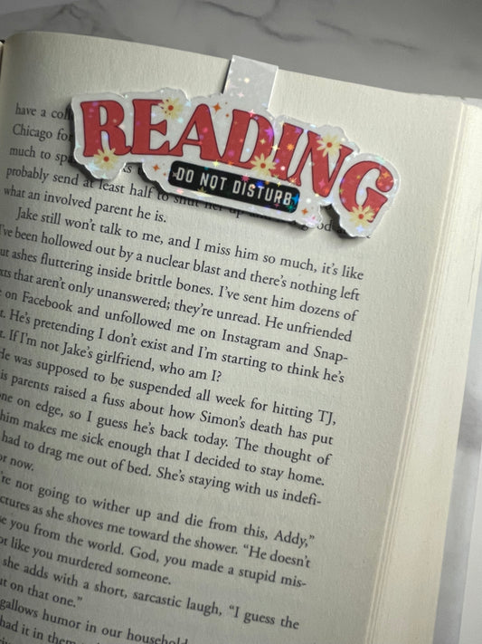 Do Not Disturb Magnetic Bookmark