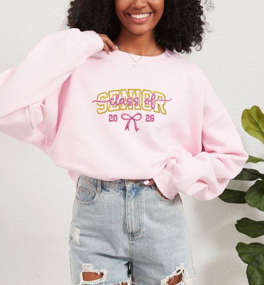 Senior Sweatshirt Class of 2026 - Pink