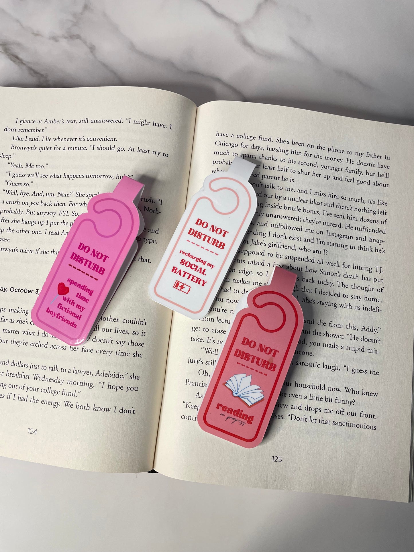 Do Not Disturb Magnetic Bookmark | Book Lover | Cute DND Series Bookmark | Reading Challenge | Bookish Gift