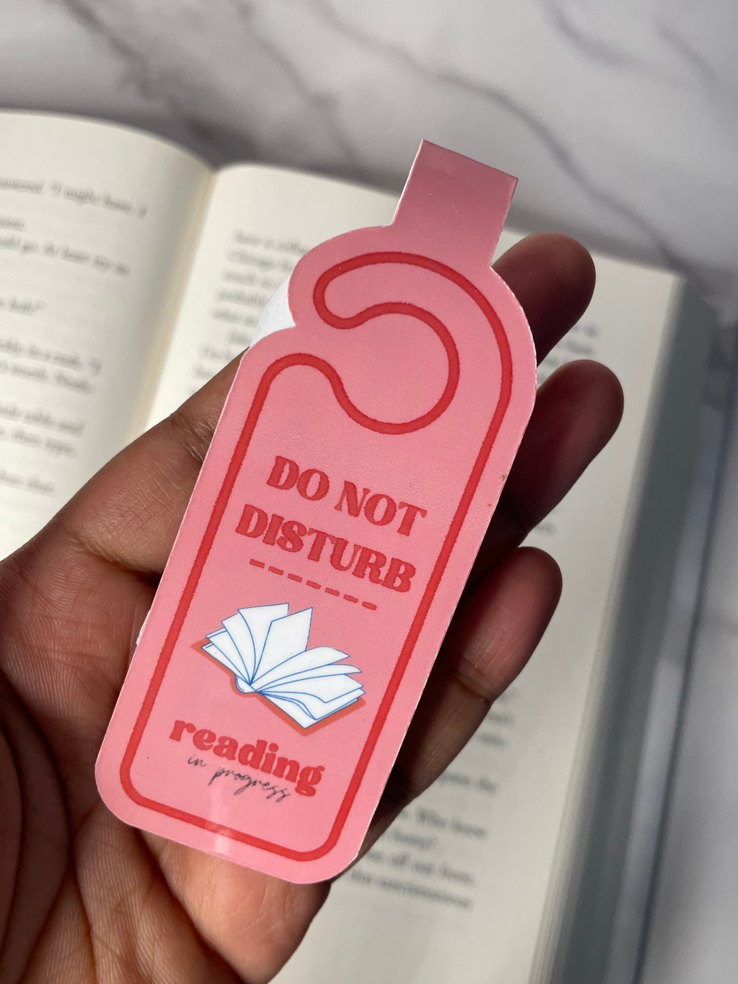 Do Not Disturb Magnetic Bookmark | Book Lover | Cute DND Series Bookmark | Reading Challenge | Bookish Gift