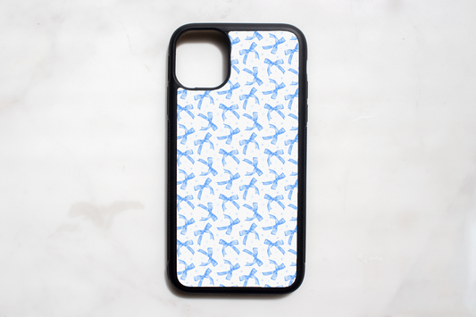 Blue Coquette Phone Cases, 7 7+ 8 8+ Se XR X XS Max 11 Pro Max 12 Pro Max Mini, 13, 13 Pro