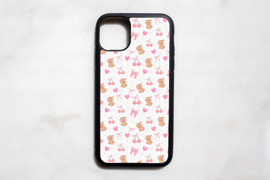 Ribbons & Bunnies Phone Cases, 7 7+ 8 8+ Se XR X XS Max 11 Pro Max 12 Pro Max Mini, 13, 13 Pro