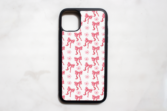 Bows and Flowers Phone Cases, 7 7+ 8 8+ Se XR X XS Max 11 Pro Max 12 Pro Max Mini, 13, 13 Pro