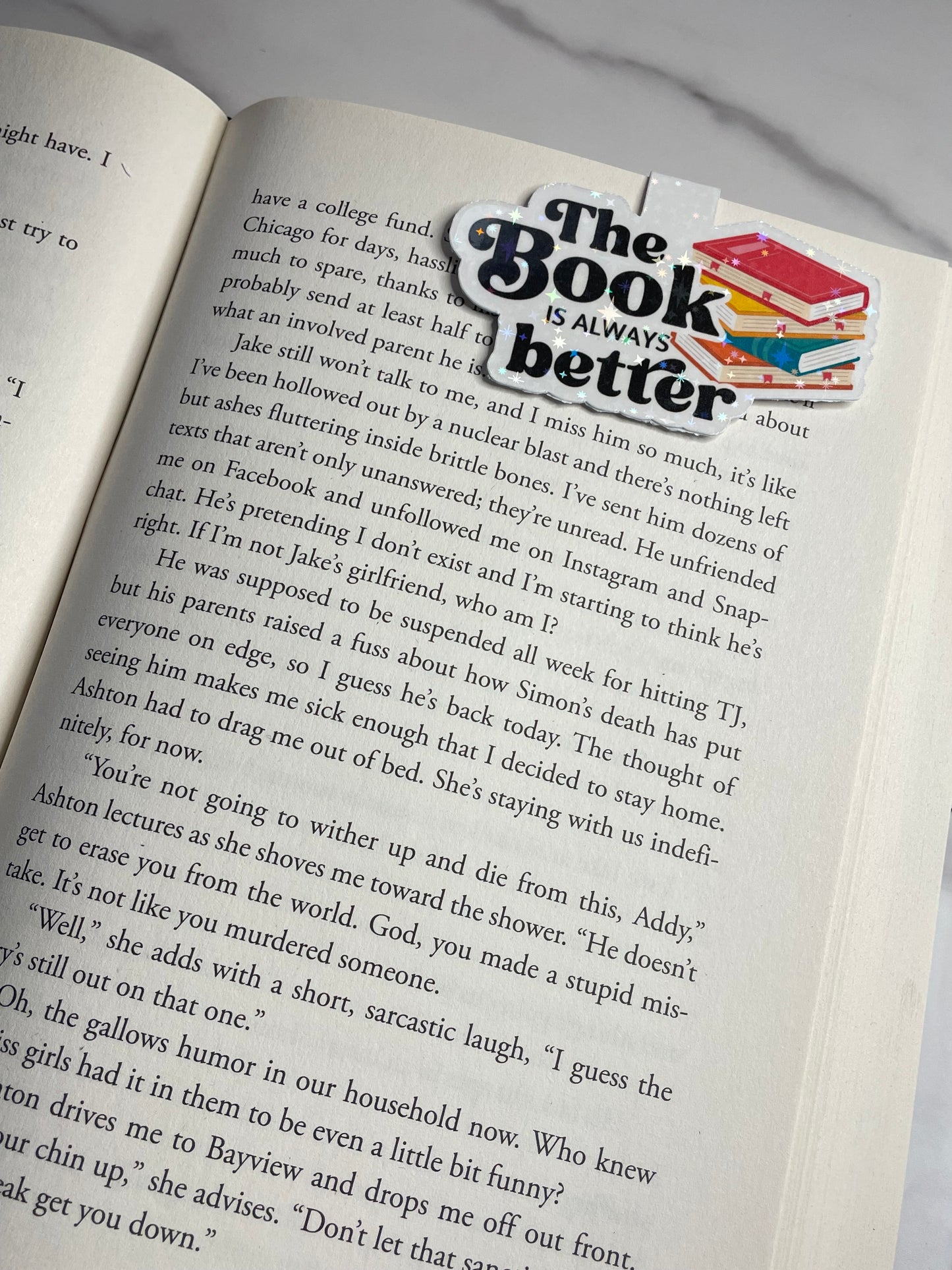 The Book Is Always Better Magnetic Bookmark | Bookish Gift | Book Accessory | Book Lover | Booktok | Reader Gift