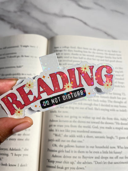 Reading Do Not Disturb Bookmark | Book Lover Bookmark | Do Not Disturb Series | BookTok | Bookish Gift | Magnetic Bookmark | Reader Gift