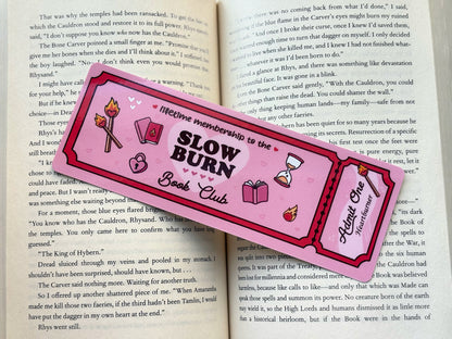 Book Genre Ticket Bookmarks