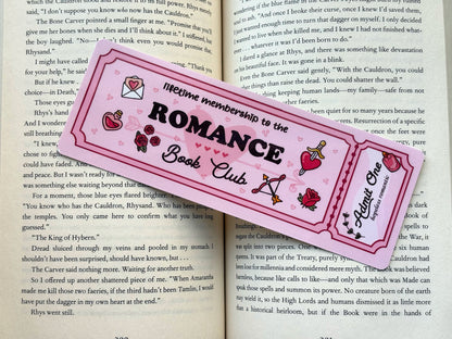 Book Genre Ticket Bookmarks