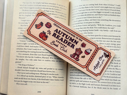 Book Genre Ticket Bookmarks