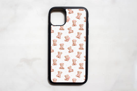 Bow Bear Phone Cases, 7 7+ 8 8+ Se XR X XS Max 11 Pro Max 12 Pro Max Mini, 13, 13 Pro