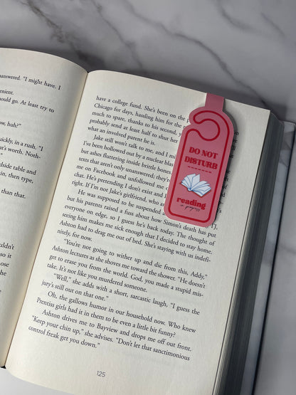 Do Not Disturb Magnetic Bookmark | Book Lover | Cute DND Series Bookmark | Reading Challenge | Bookish Gift