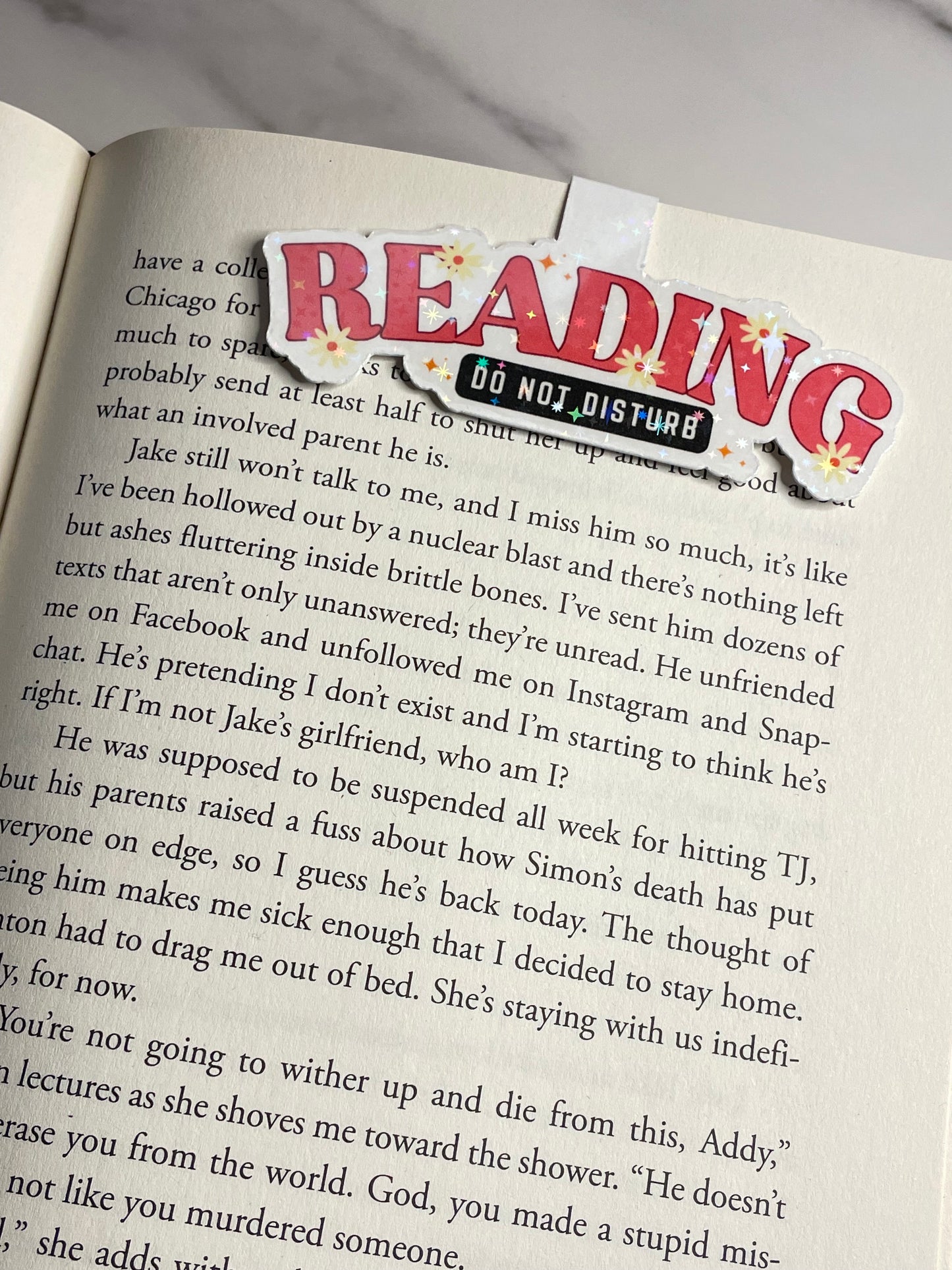 Reading Do Not Disturb Bookmark | Book Lover Bookmark | Do Not Disturb Series | BookTok | Bookish Gift | Magnetic Bookmark | Reader Gift