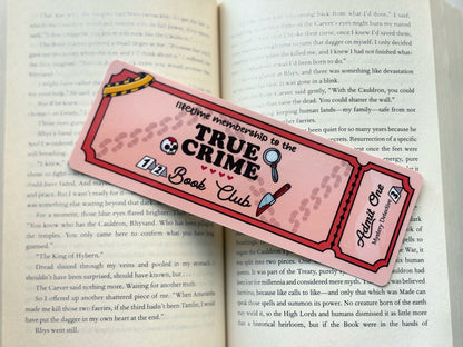 Book Genre Ticket Bookmarks