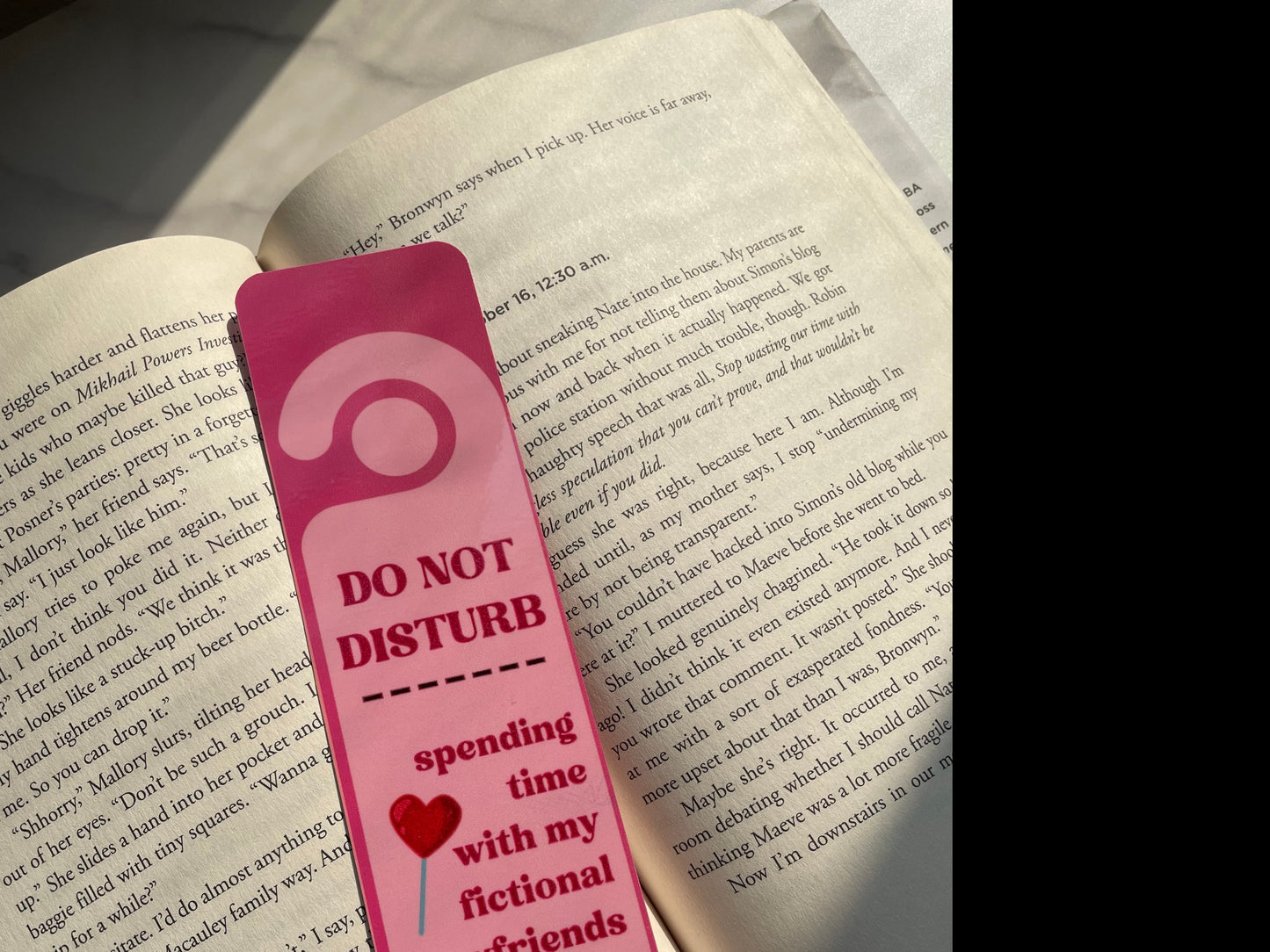 Do Not Disturb Bookmark | Book Lover Bookmark | Cute DND Series Bookmark | Reading Challenge | Bookish Gift