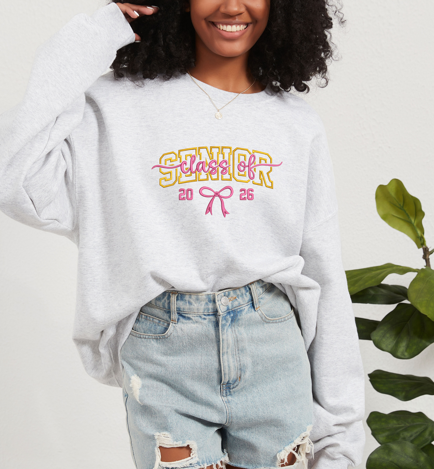 Senior Sweatshirt Class of 2026 - Ash