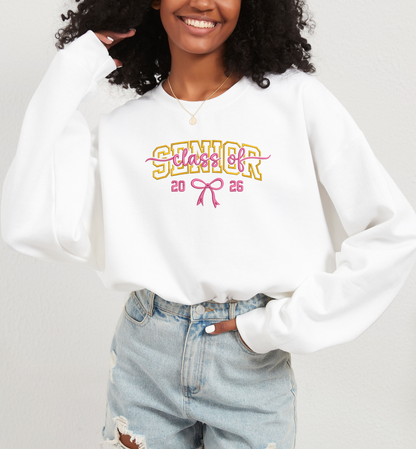 Senior Sweatshirt Class of 2026 - White