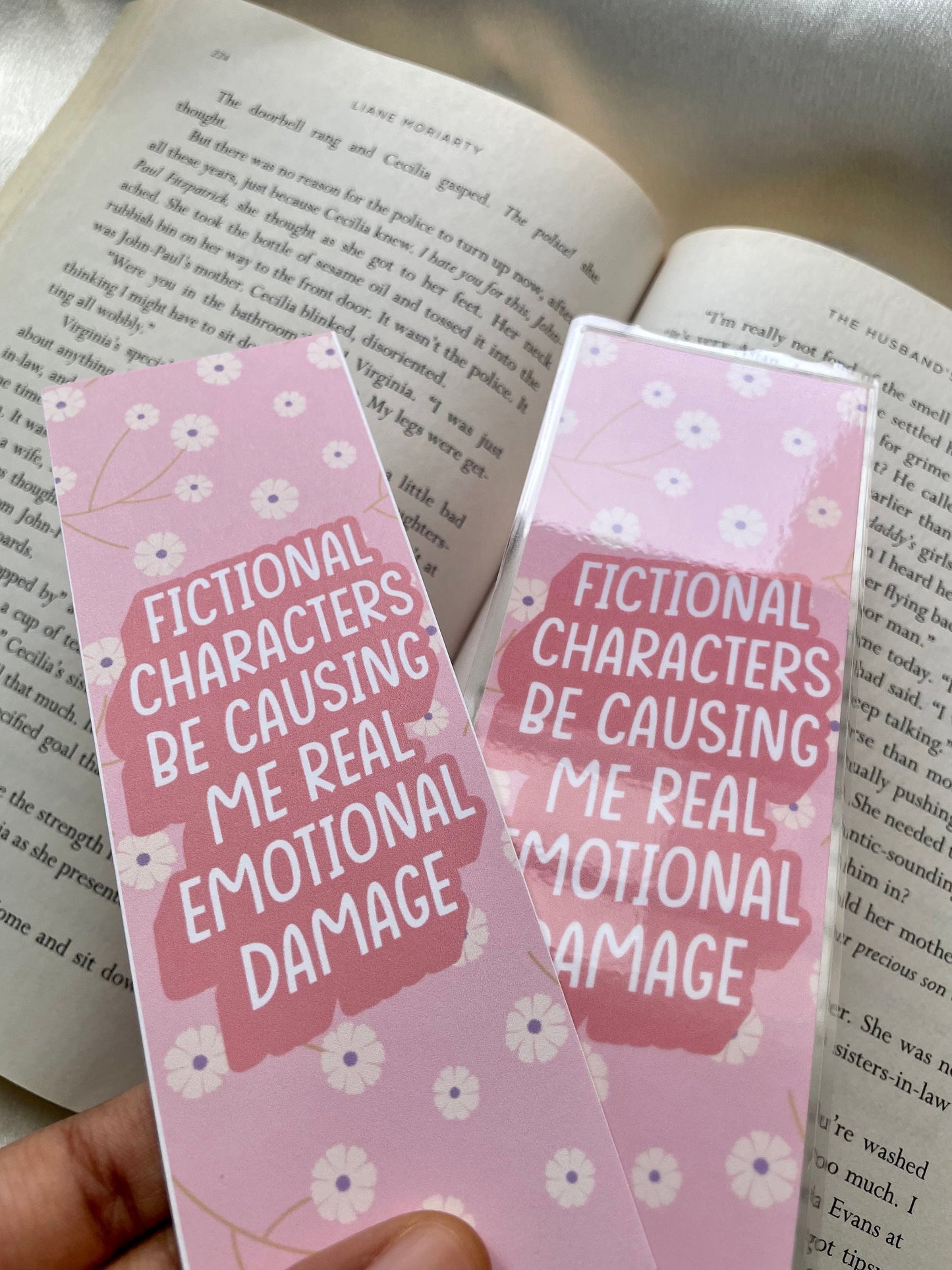 Emotional Damage Bookmark | Book Lover | Cute Bookmark | Page Marker | Bookish Gift | Book Worm