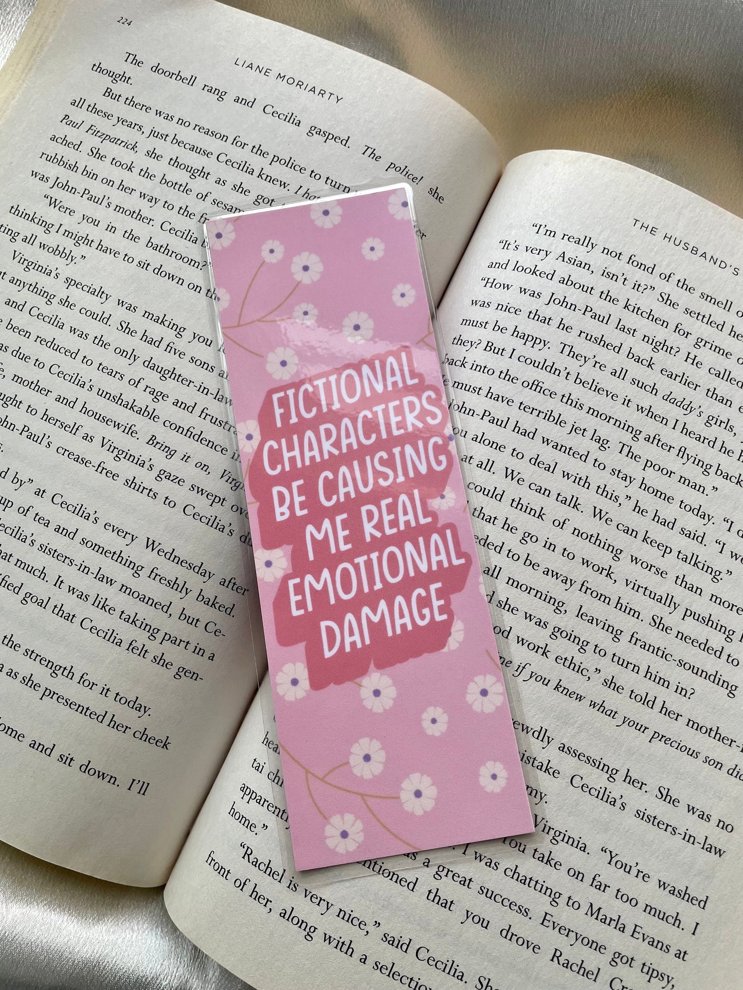 Emotional Damage Bookmark | Book Lover | Cute Bookmark | Page Marker | Bookish Gift | Book Worm