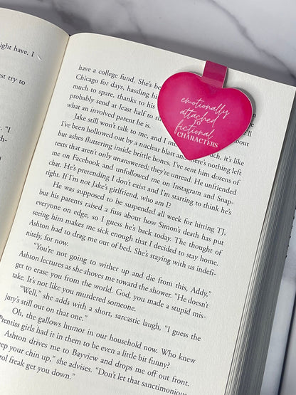 Emotionally Attached Fictional Characters Magnetic Bookmark