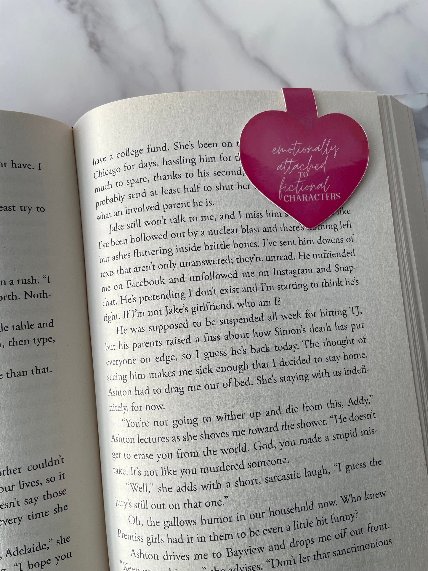 Emotionally Attached Fictional Characters Magnetic Bookmark | Book Lover | Book Boyfriends Bookmark | Reading Challenge | Bookish Gift