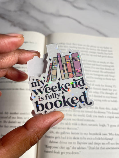 My Weekend is Booked Magnetic Bookmark