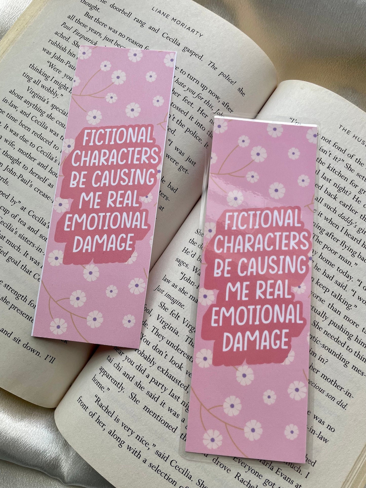 Emotional Damage Bookmark | Book Lover | Cute Bookmark | Page Marker | Bookish Gift | Book Worm