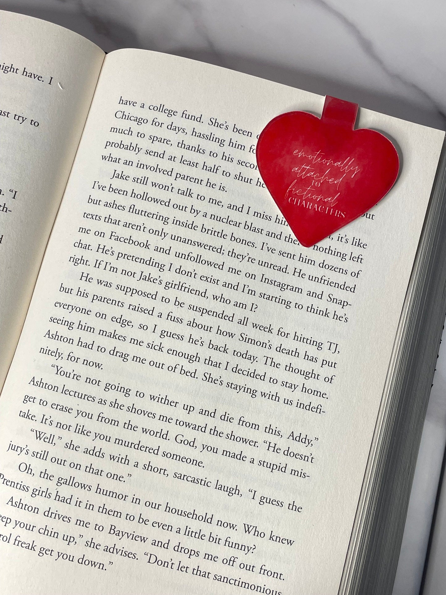 Emotionally Attached Fictional Characters Magnetic Bookmark | Book Lover | Book Boyfriends Bookmark | Reading Challenge | Bookish Gift