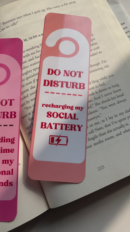 Do Not Disturb Bookmark